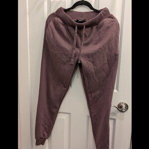 Forever 21 Mauve High Waisted Jogger Sweatpants Size S